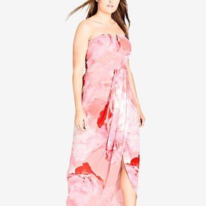 Çity Chic Plus Floral Special Occassion Dress